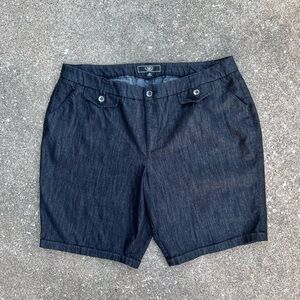 CATO Black Jean Shorts